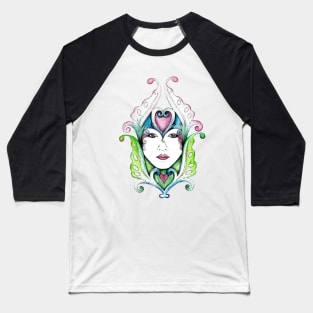 Queen of hearts in pinks Baseball T-Shirt